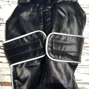 Zoomies  Black with Grey trim Dog Rain Jacket